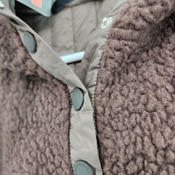 Backcountry Women's Sherpa Quilted Back Insulated Hoodie Jacket - S - Picture 4 of 8